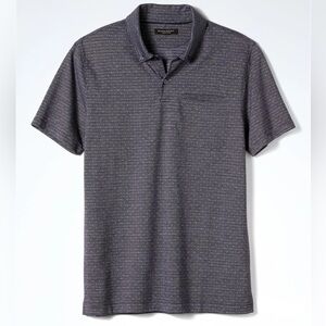 Banana Republic Luxury-Touch Jacquard Polo | Size: M/L | Color: Navy